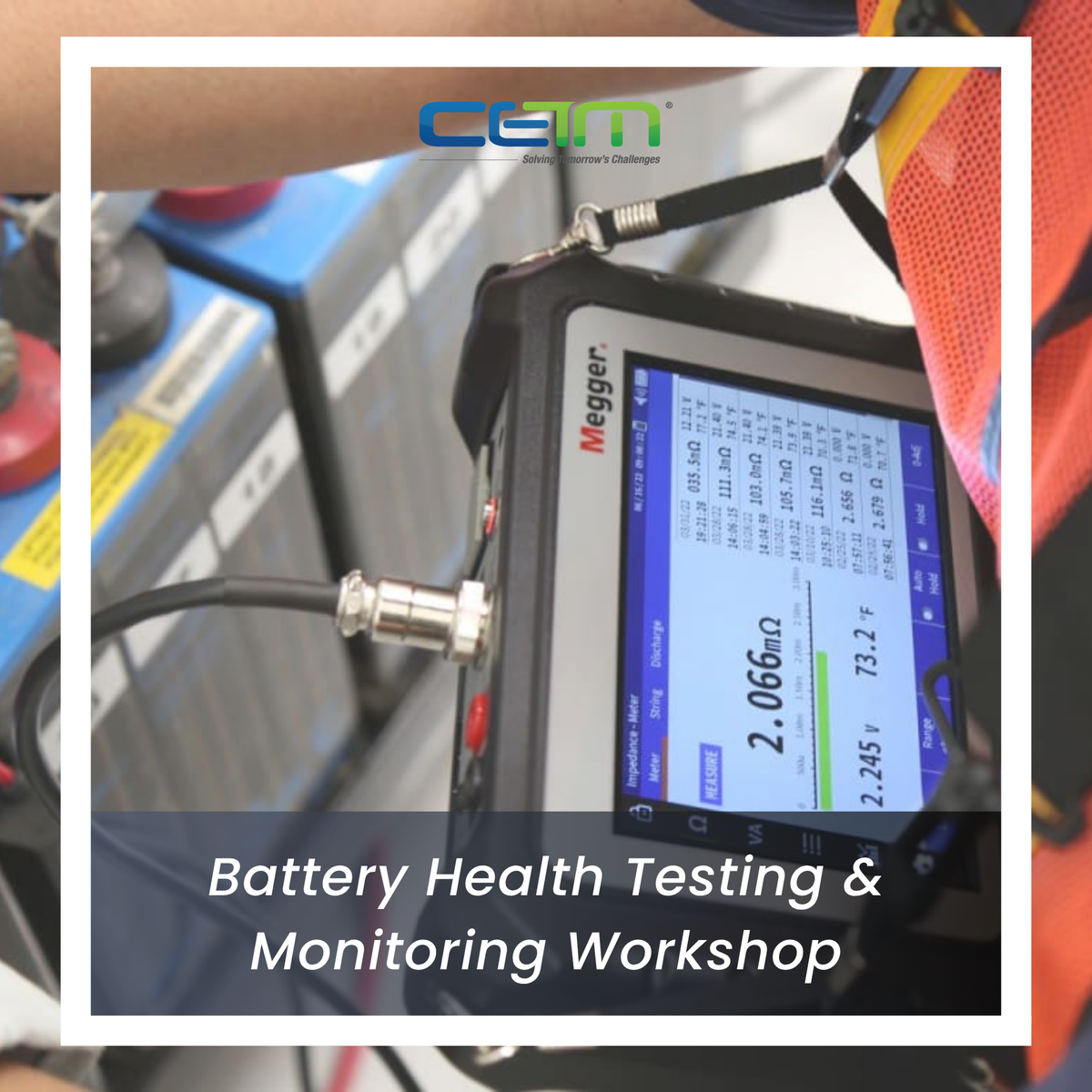 Battery Health Testing & Monitoring Workshop